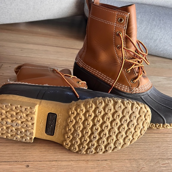 Bean duck boots. Worn twice. - Picture 2 of 2